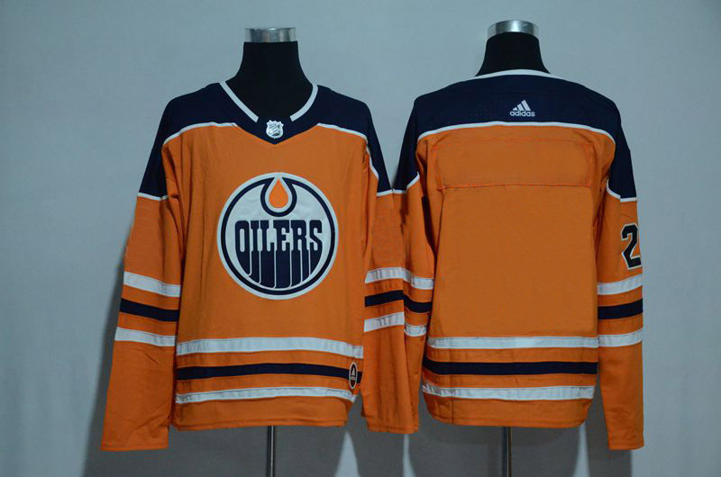 Customized Men 2017 NHL Edmonton Oilers Blank orange Adidas jersey->women nfl jersey->Women Jersey